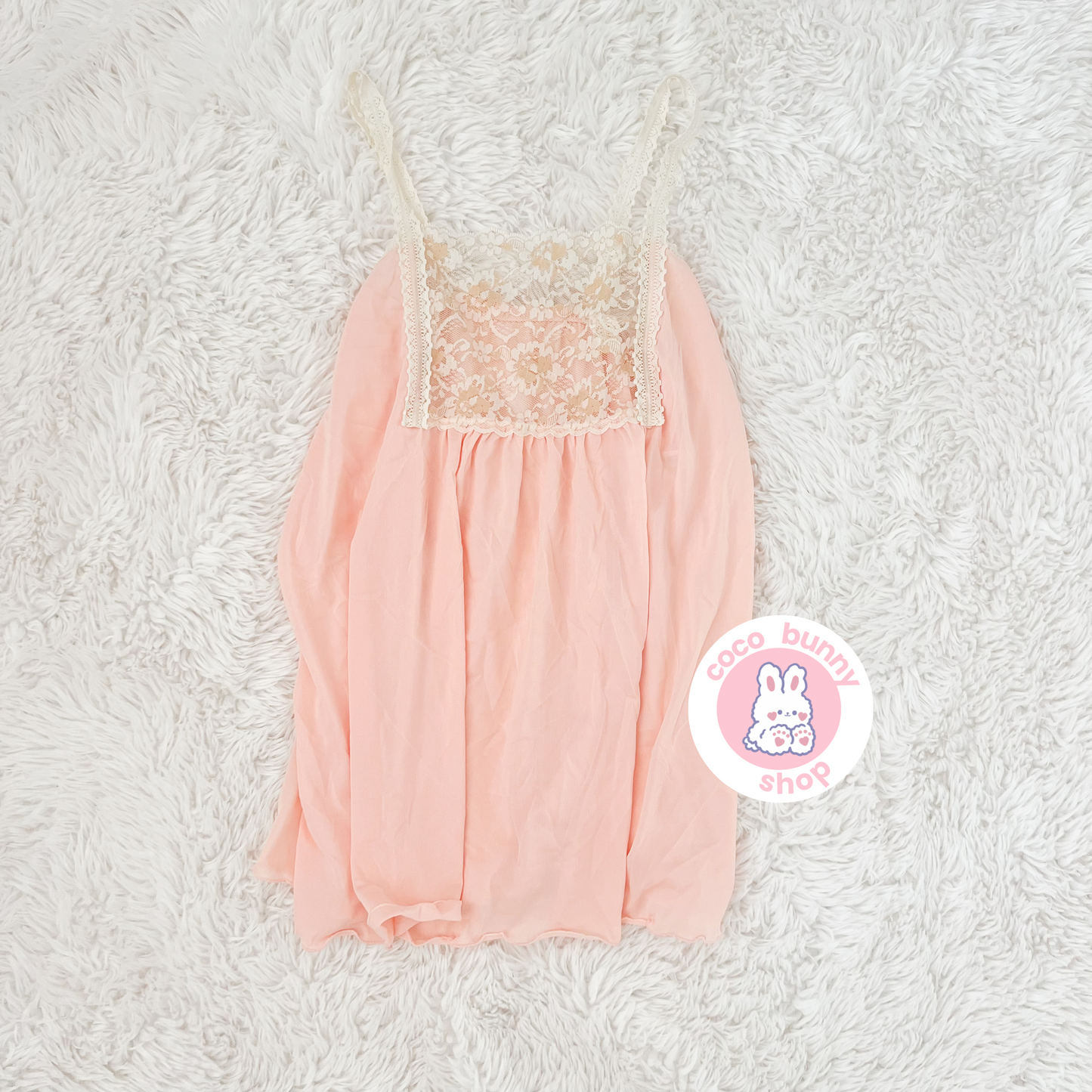 peachy lace bustier sheer camisole