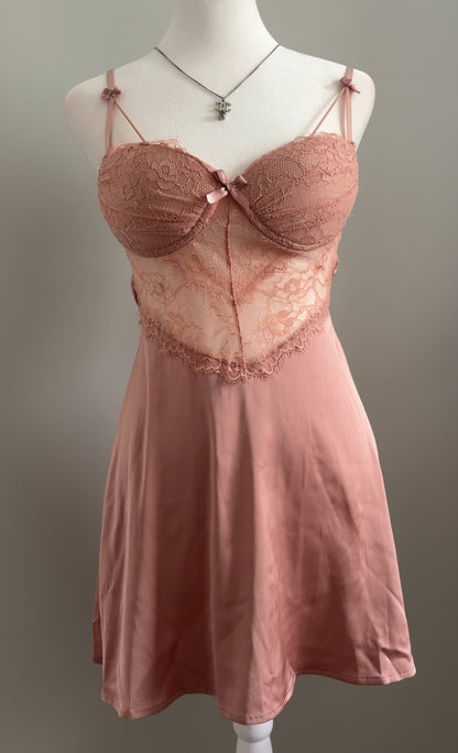 strawberry mojito slip dress