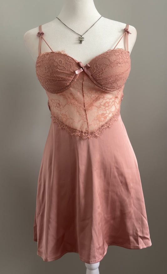 strawberry mojito slip dress