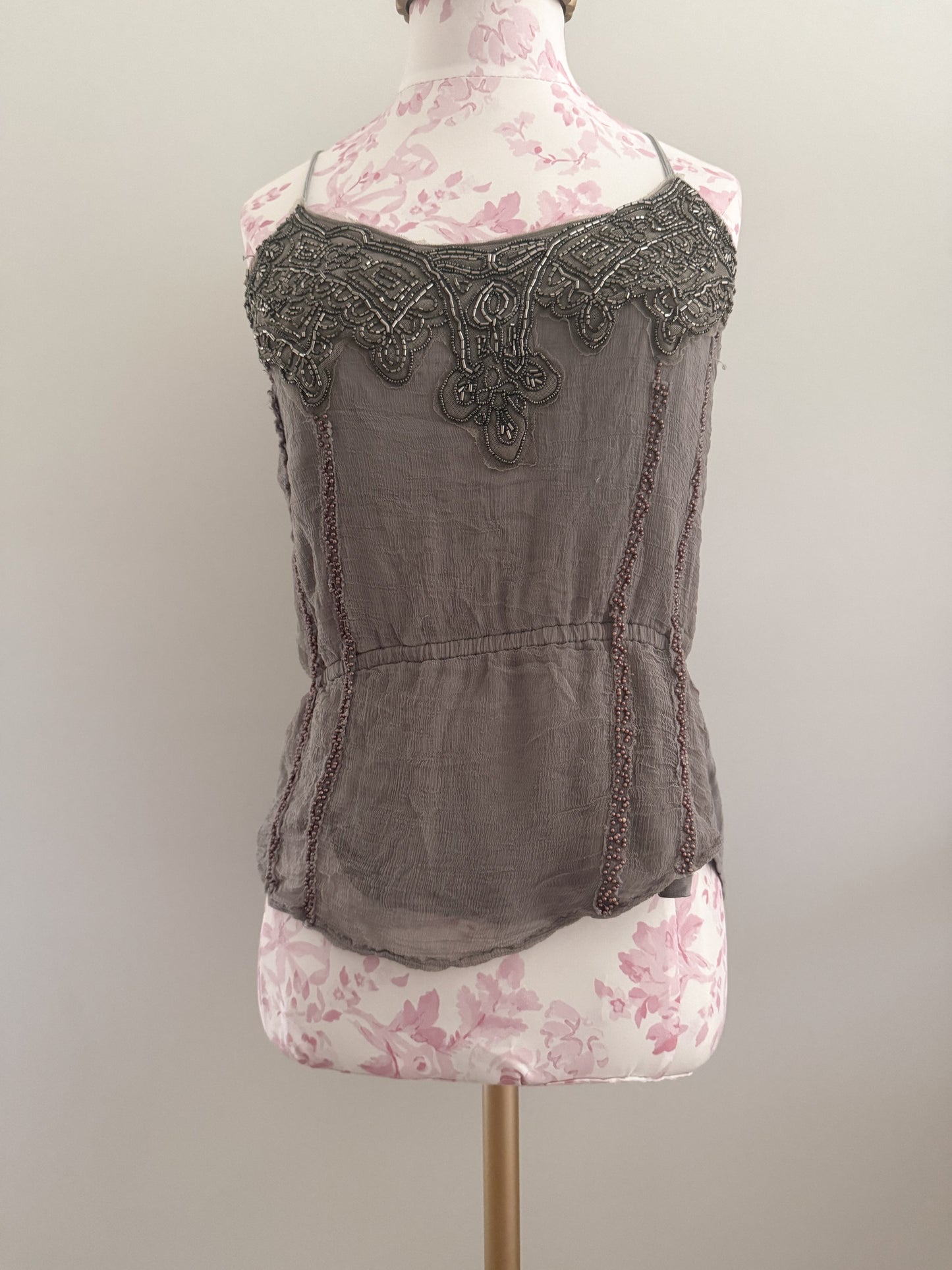 smokey mint splash martini camisole