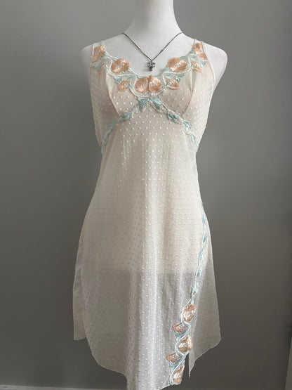 cucumber mint cocktail slip dress