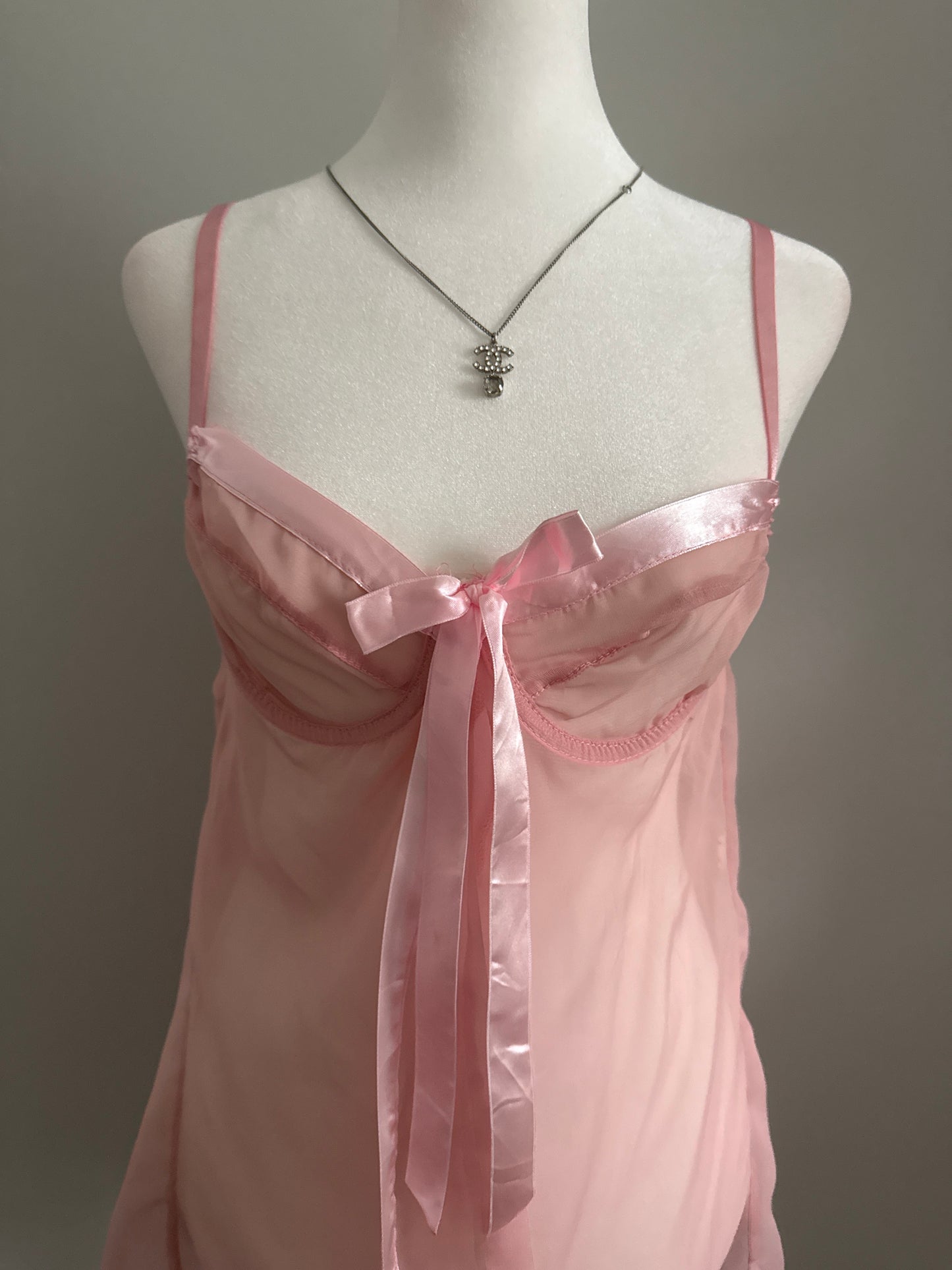 pink citrus refresher cocktail slip dress