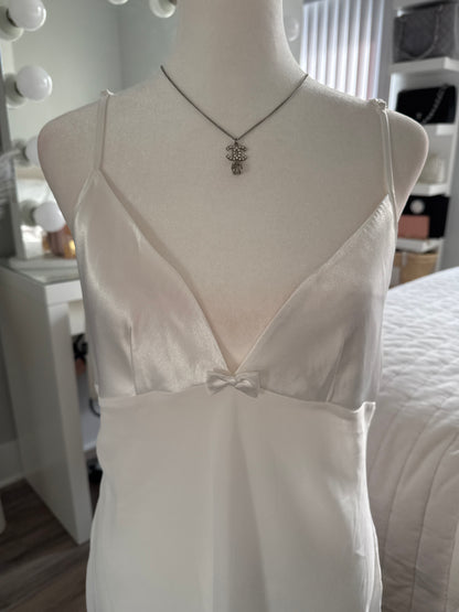 snowberry crystal martini slip dress