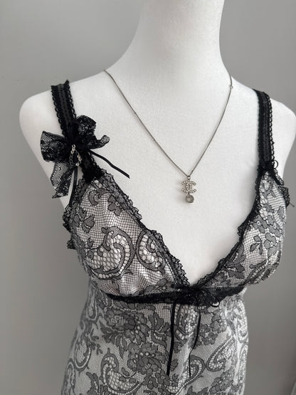 blackberry malt cocktail slip dress