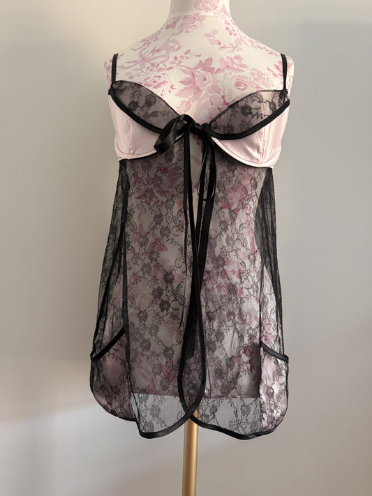 strawberry wave glow daiquiri slip dress