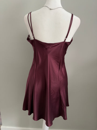 cherry amaretto martini slip dress