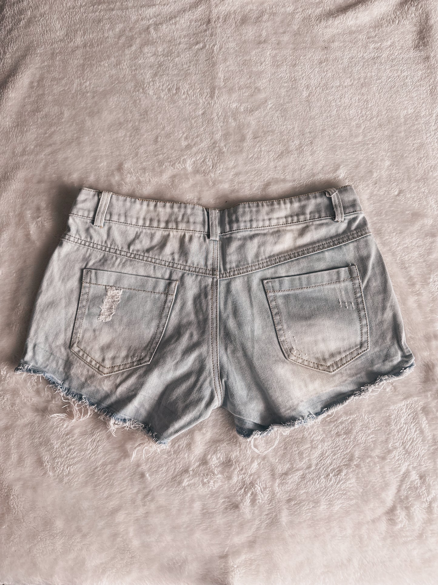 lovergirl wash bunny shorts