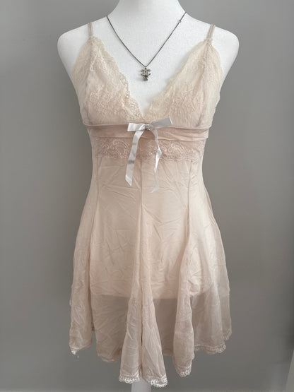 pineapple vanilla martini slip dress