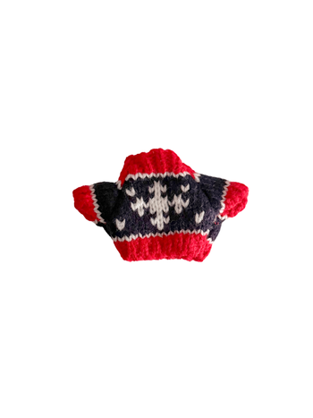 navy & red