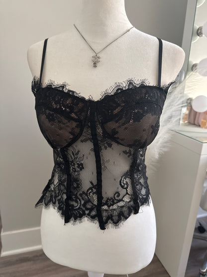 black licorice bellini camisole