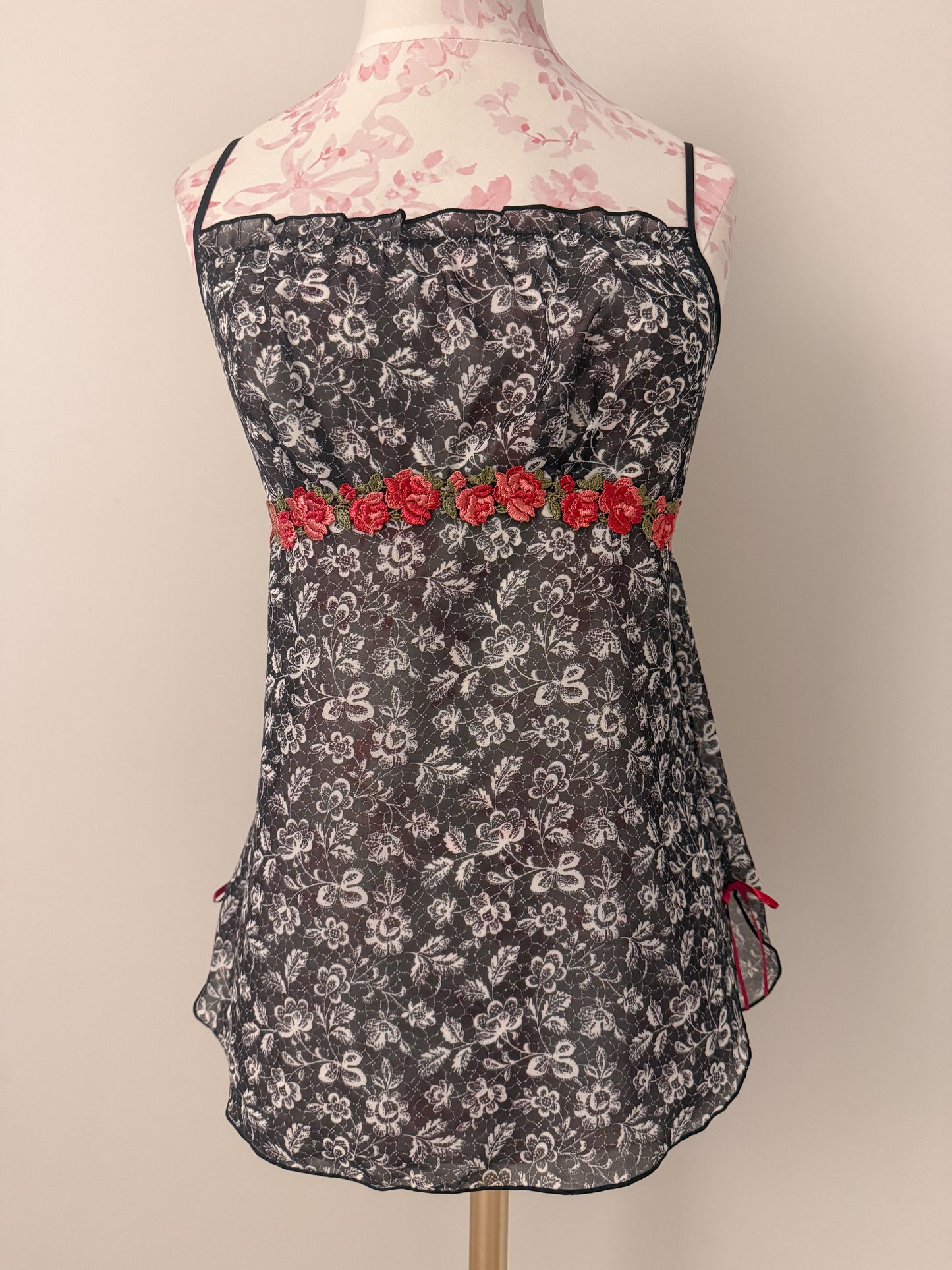 ruby cherry desire martini camisole