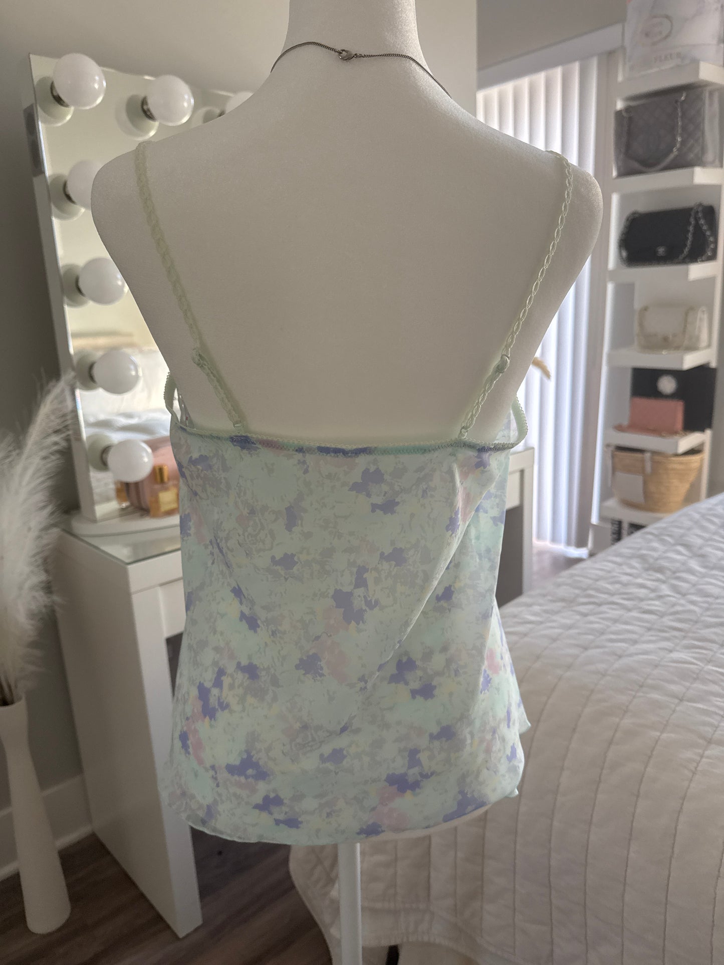 blue butterfly pea cocktail camisole