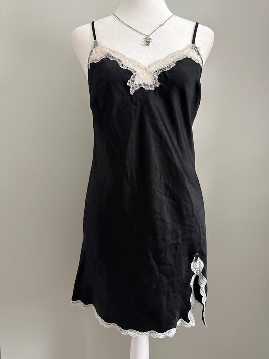 midnight martini cocktail slip dress