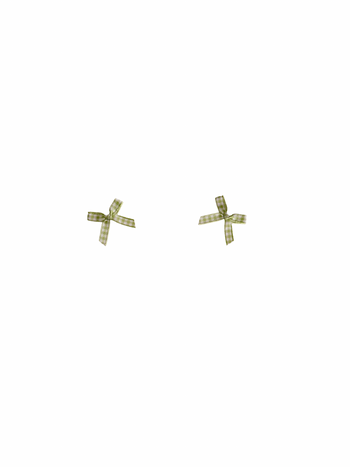 two bows on ears / green
