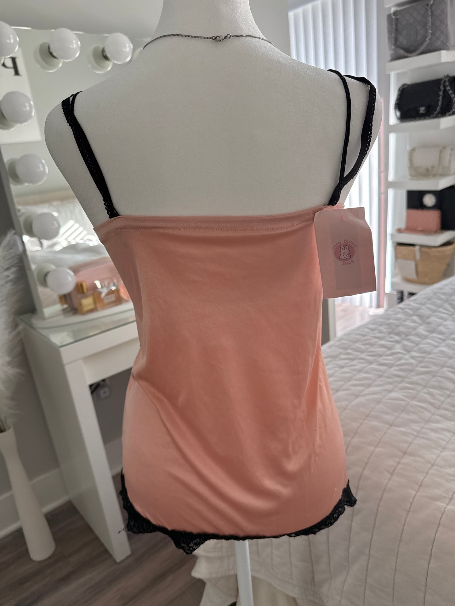 baby pink y2k camisole