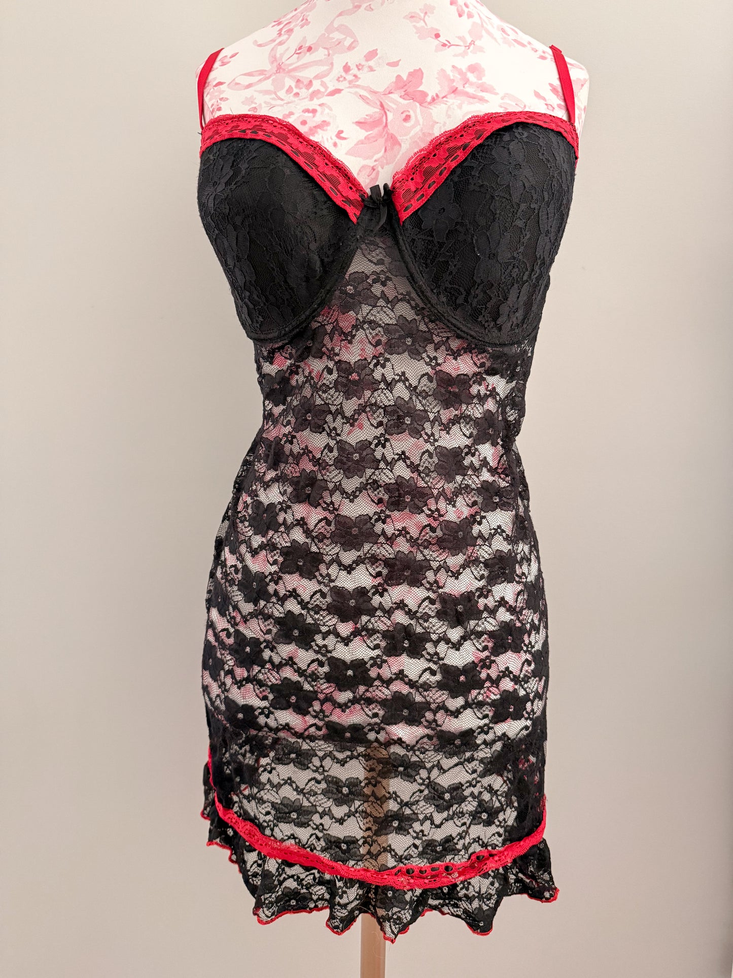peppermint moon blast martini slip dress