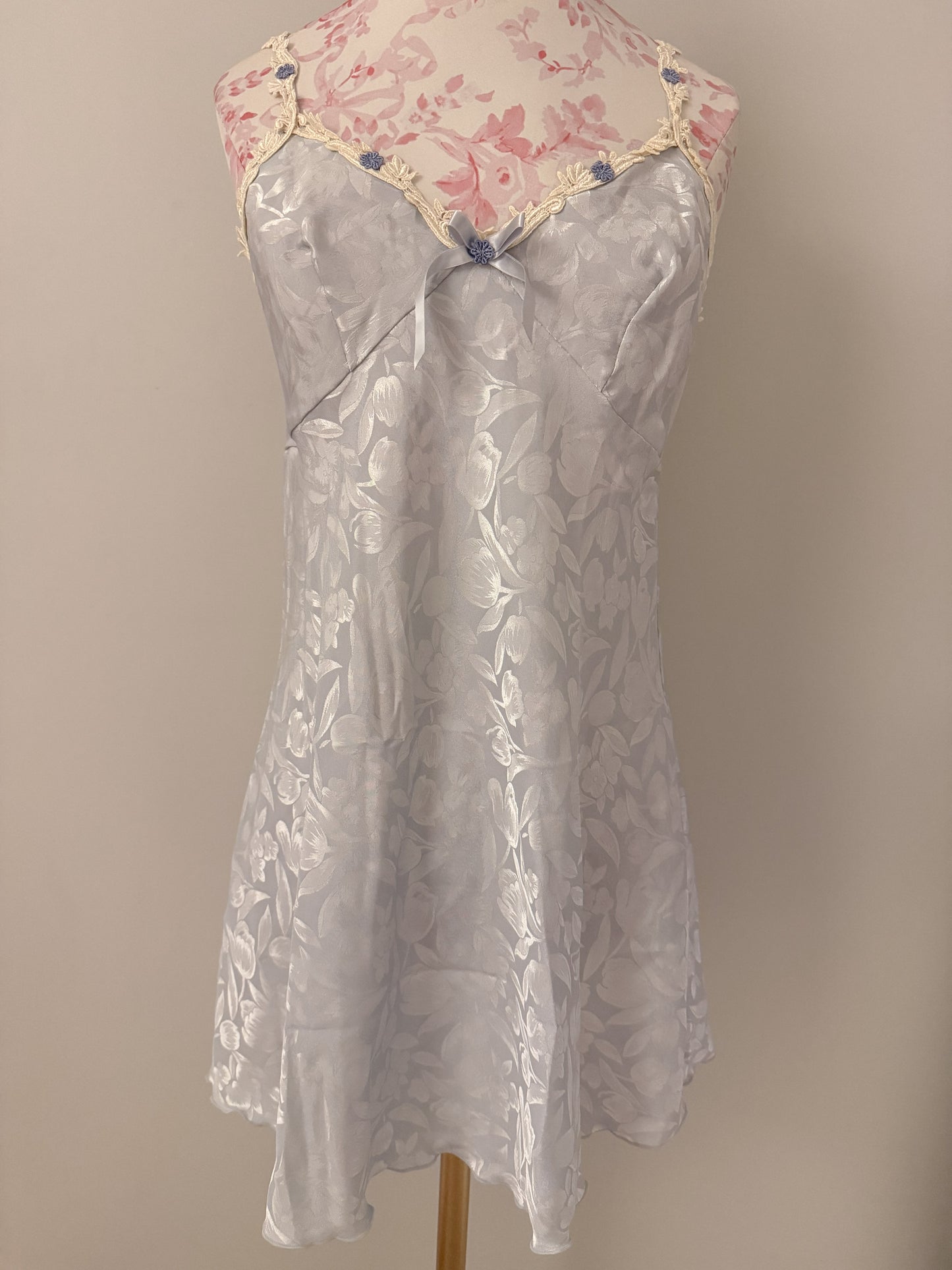 crystal vanilla liqueur slip dress