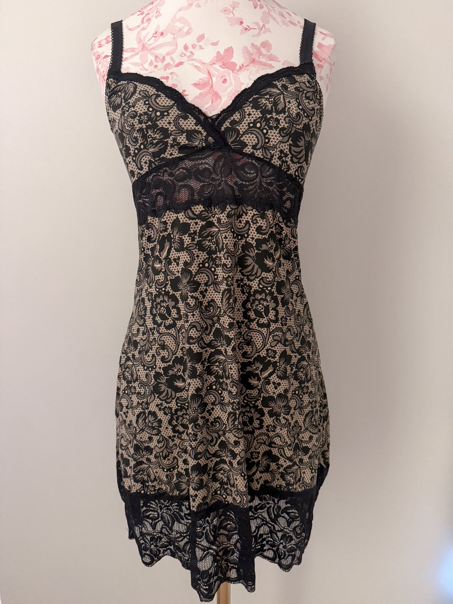 black dahlia smoke slip dress