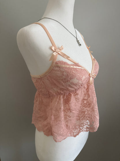 pink hibiscus yuzu martini camisole