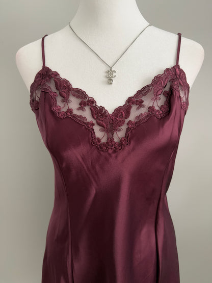 cherry amaretto martini slip dress