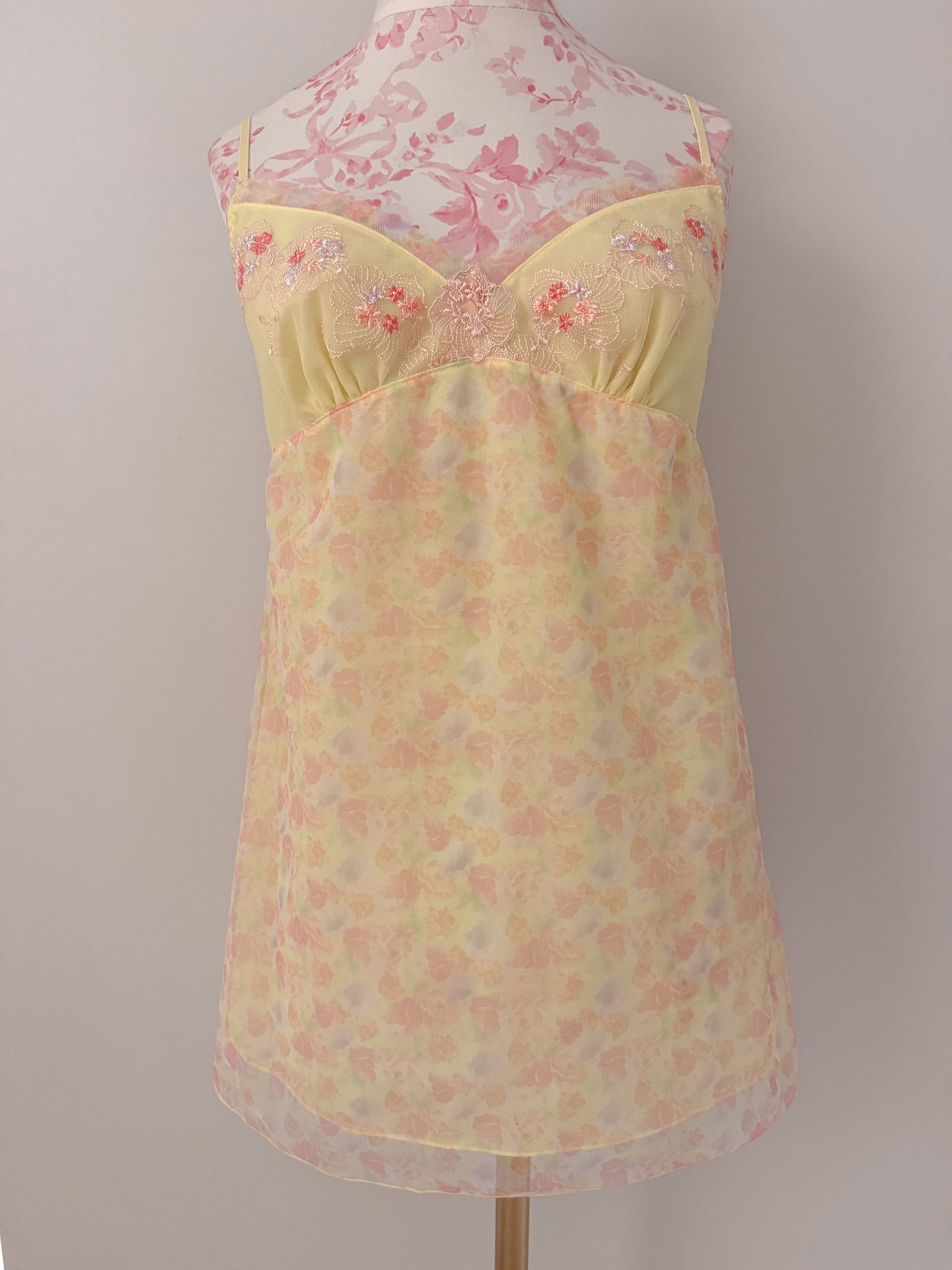 buttercream floral liqueur camisole