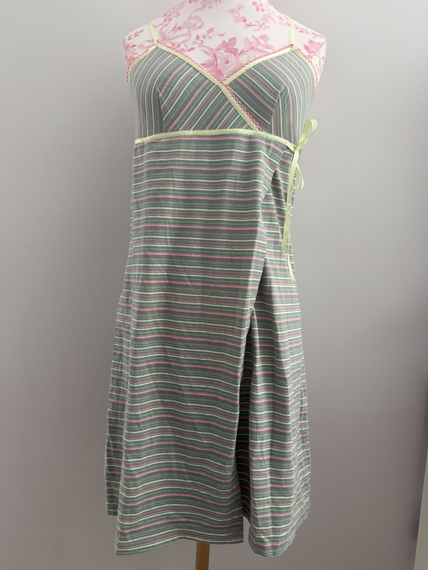 pistachio mint cooler slip dress