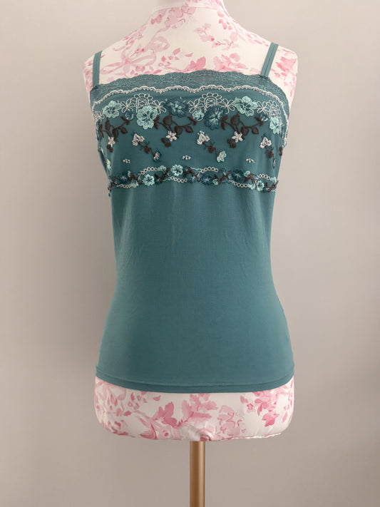 crystal mint frost martini camisole