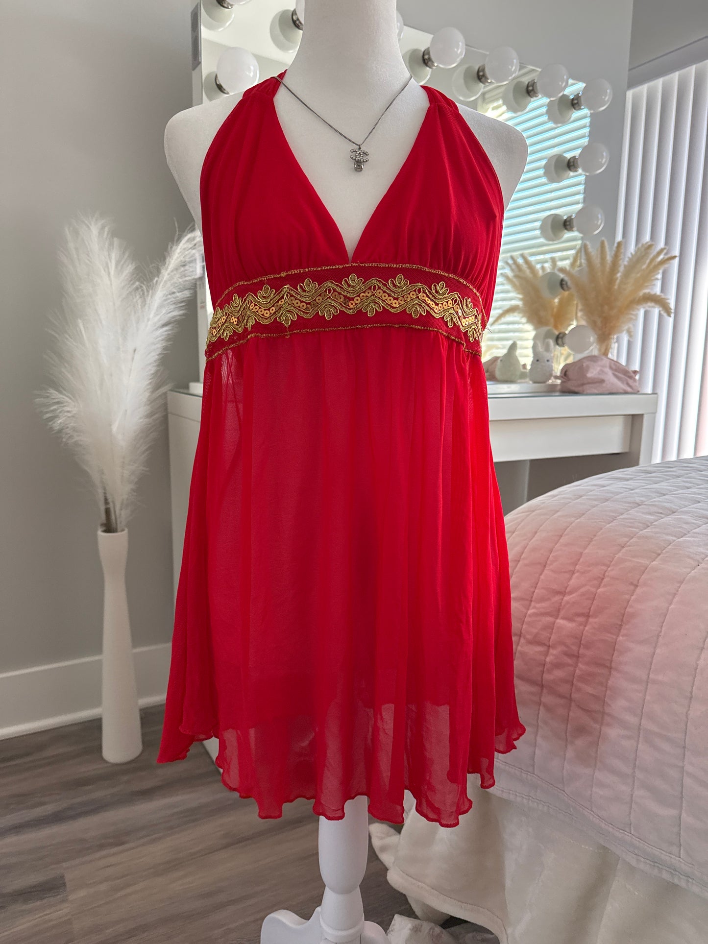 blood orange saffron spritz slip dress