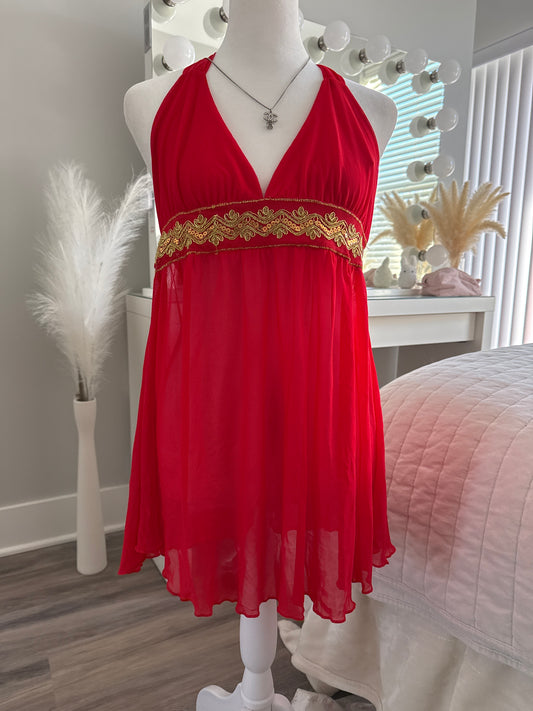 blood orange saffron spritz slip dress