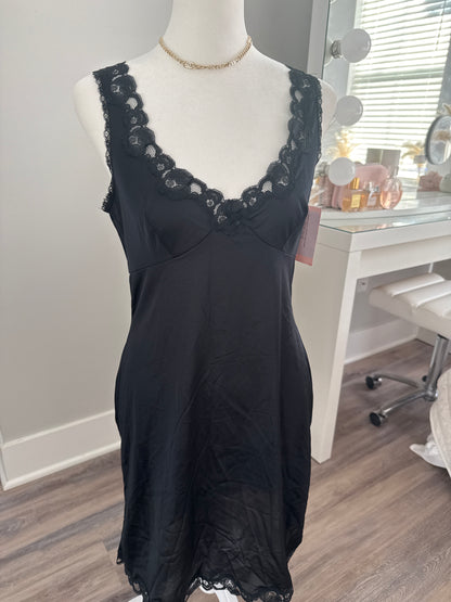 black plum berry martini slip dress