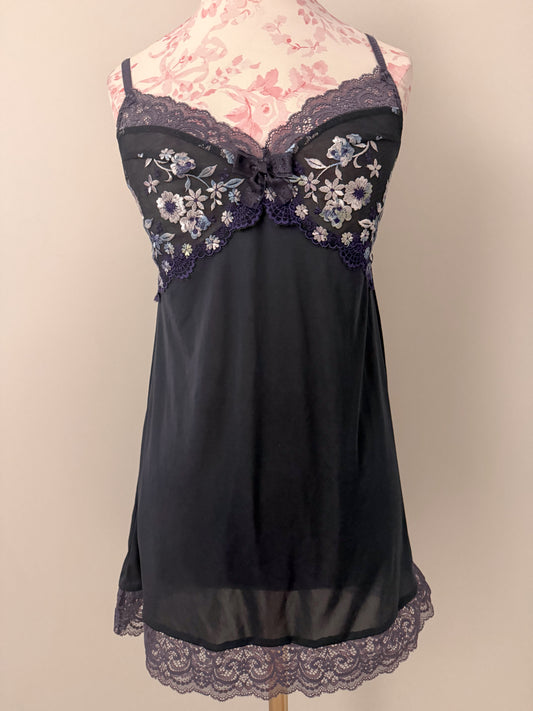 midnight berry desire cocktail babydoll