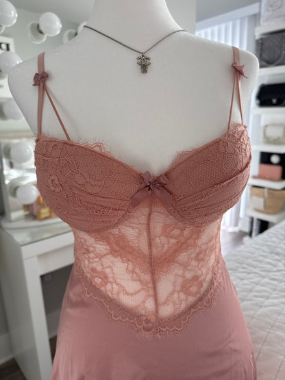 strawberry mojito slip dress