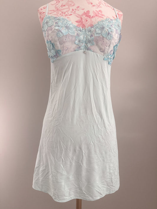 winter blueberry herb mojito slip dress
