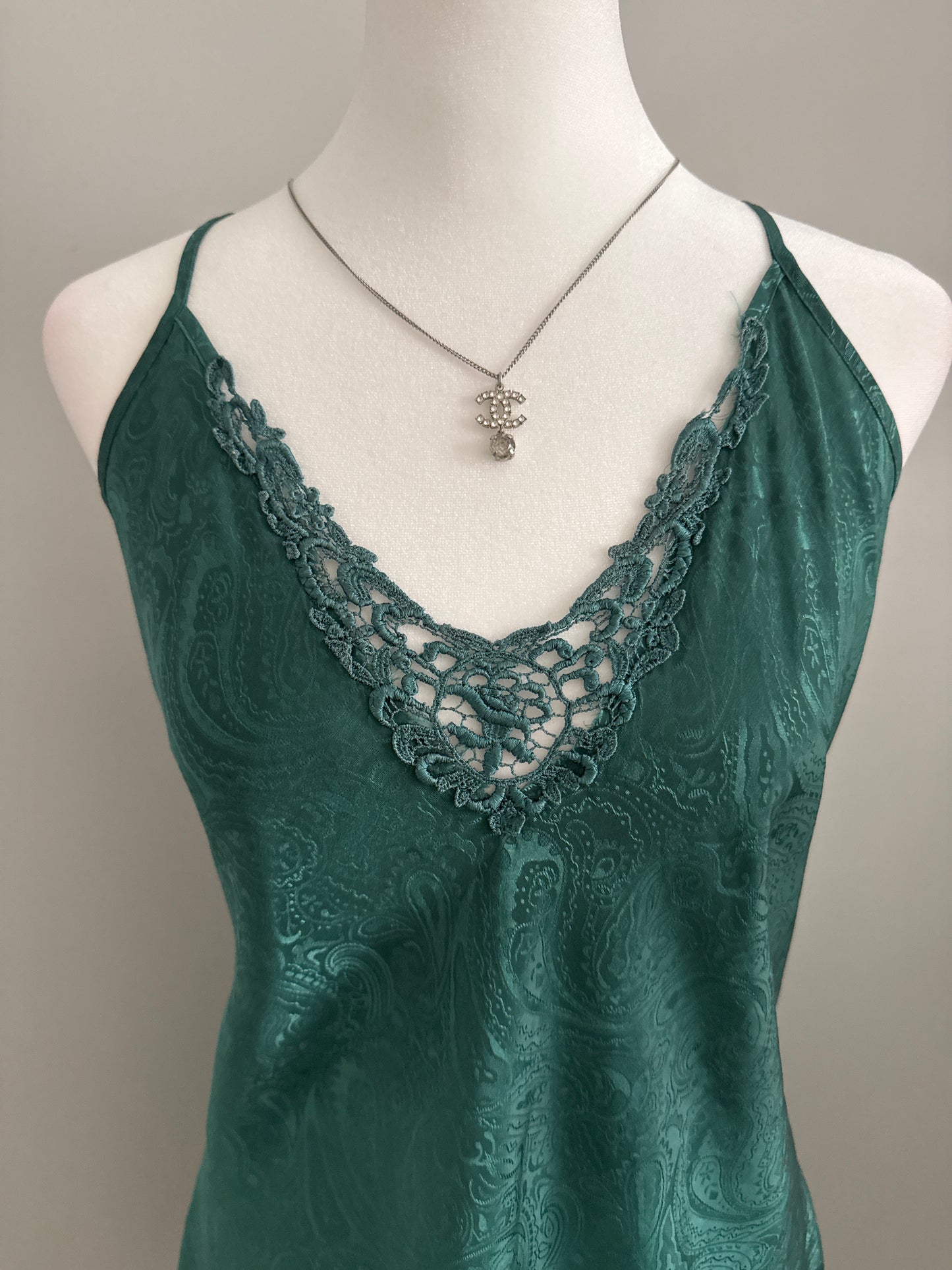 emerald old fashioned cocktail slip dress