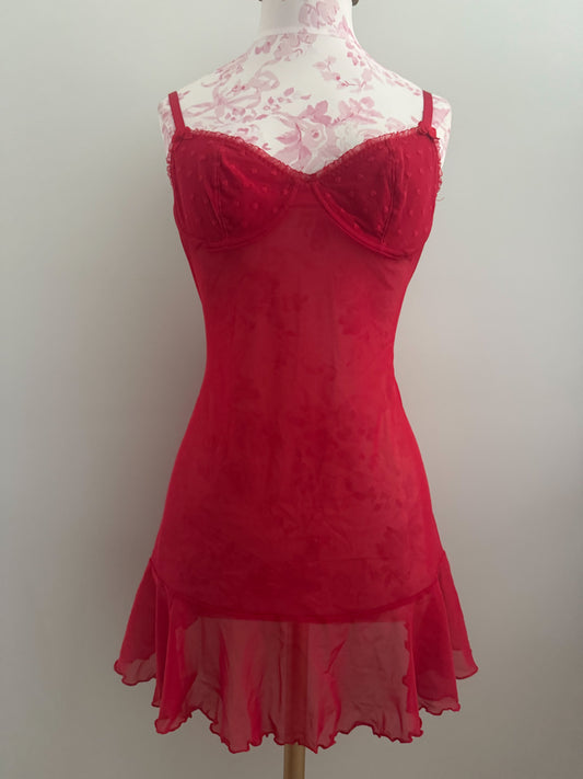 rouge amour cosmopolitan slip dress