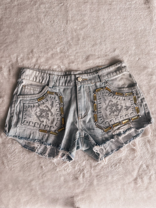 lovergirl wash bunny shorts