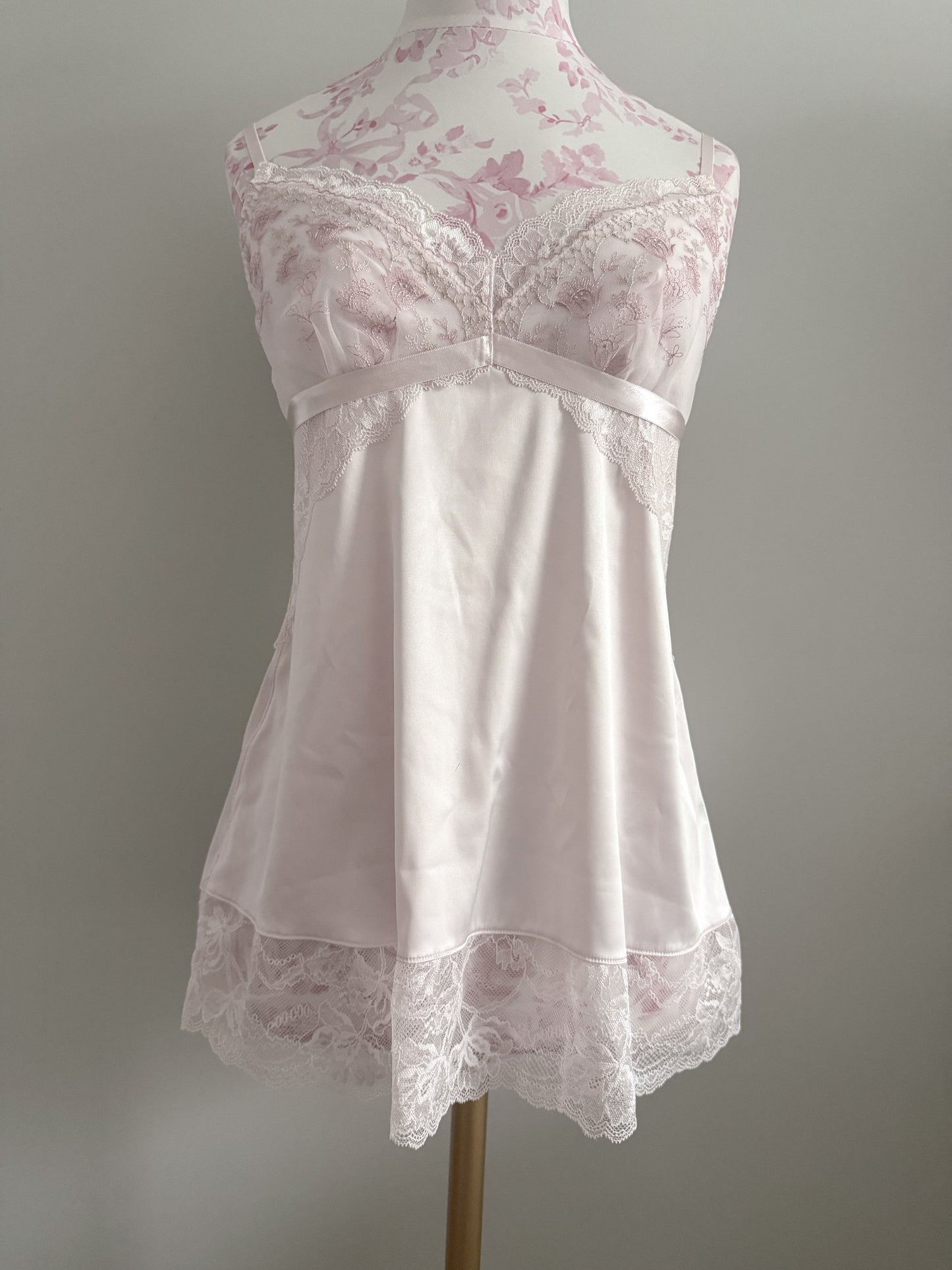 rosewater lychee fizz slip dress