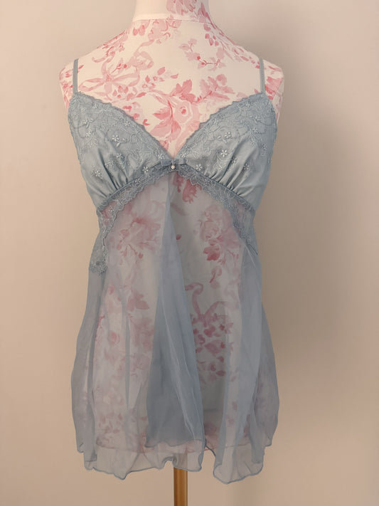 aqua petal bloom margarita babydoll