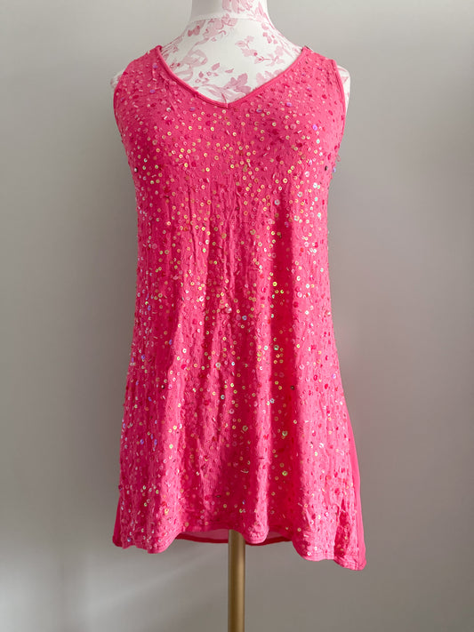 watermelon sparkle sour spritz dress