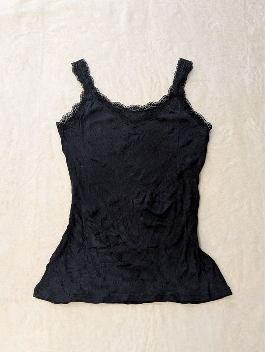 charcoal plum splash cocktail camisole