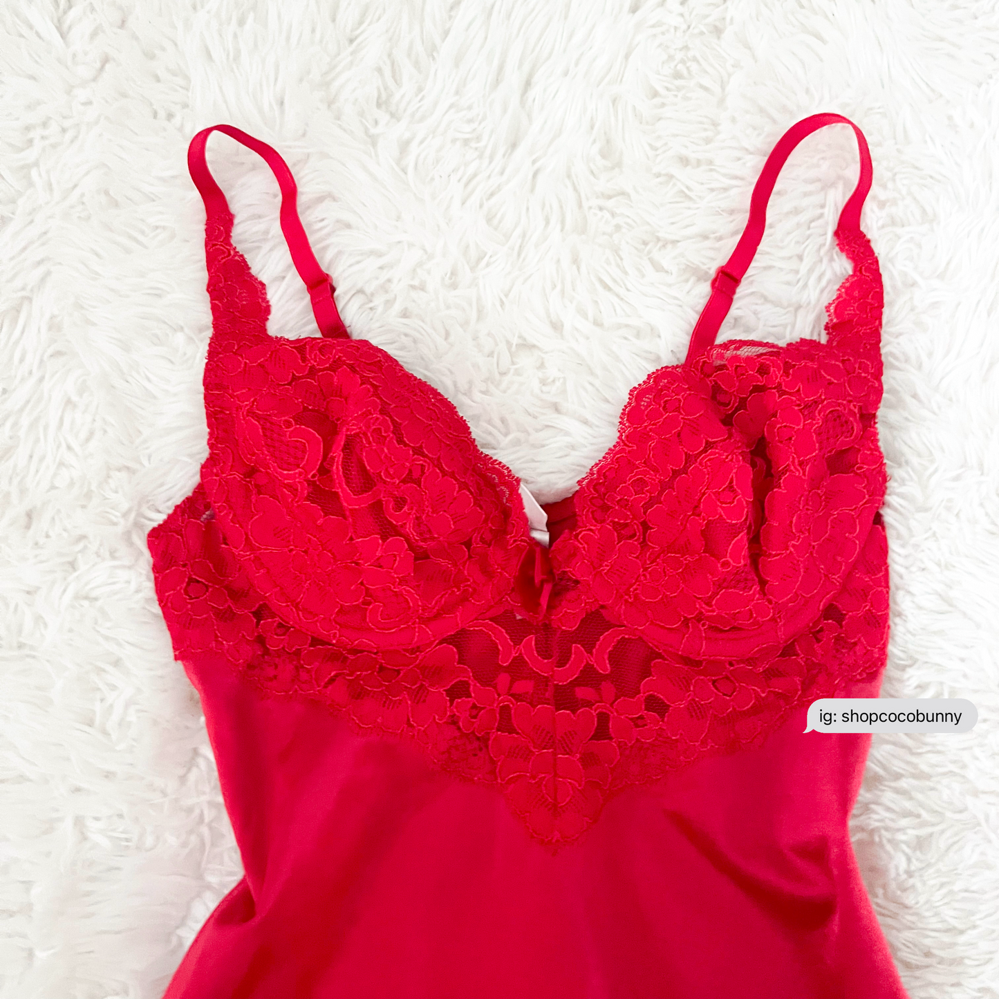 vintage victoria's secret red lace bustier bodycon slip dress