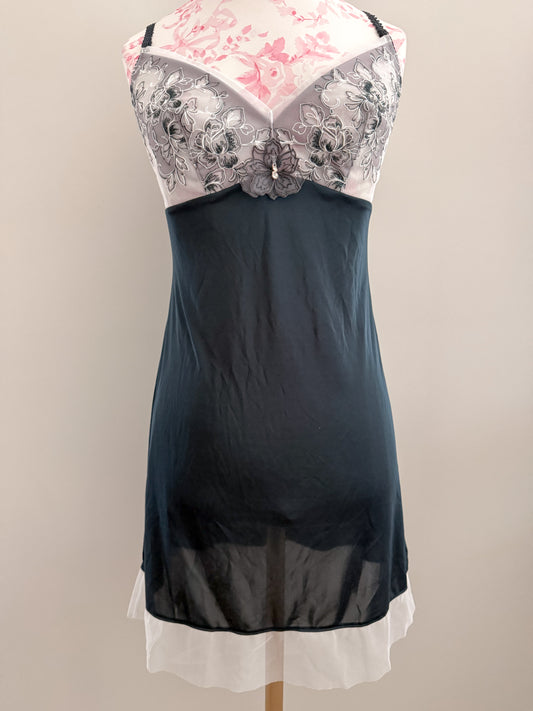 midnight blue ripple martini babydoll