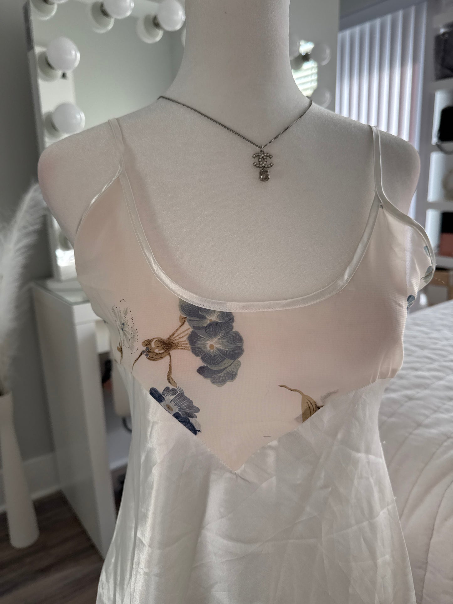 water lily infused tonic cocktail slip dress