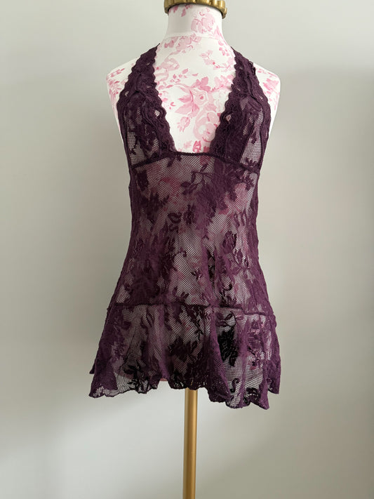 raspberry night blossom martini slip dress