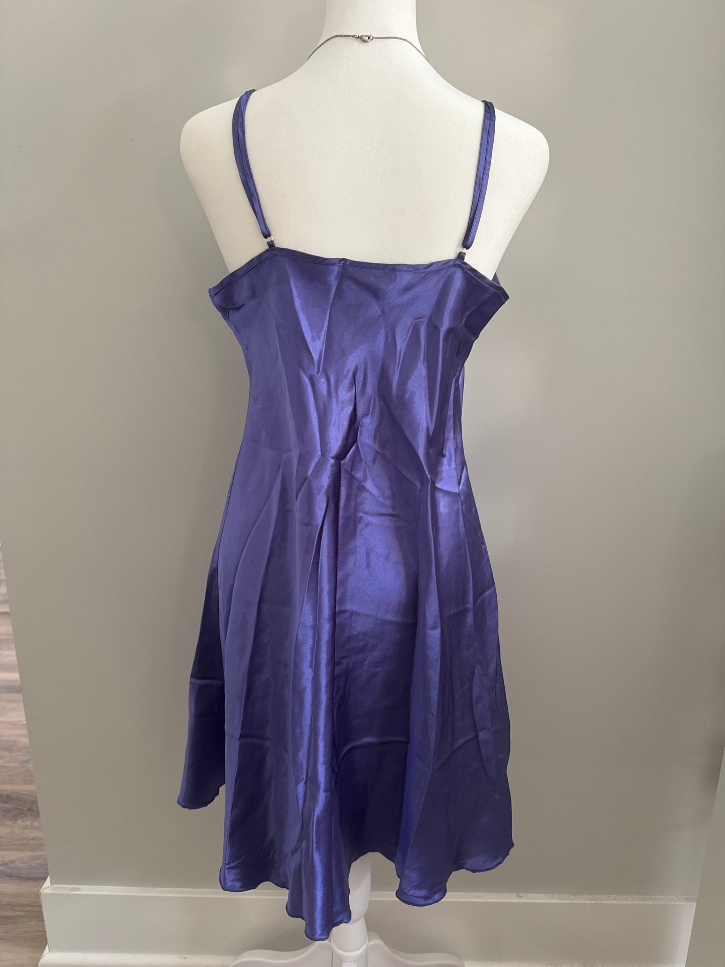 blueberry currant martini slip dress