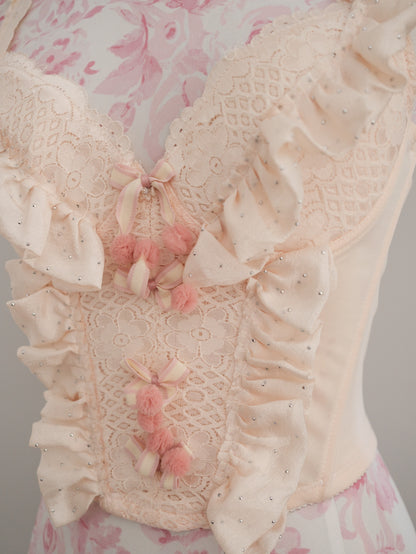 apricot starfish corset