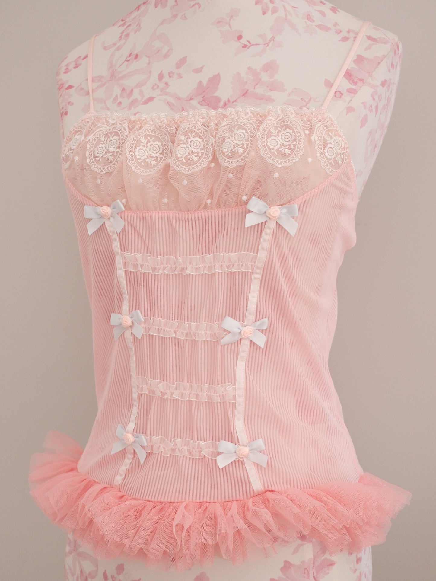 pink tide camisole
