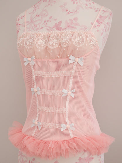 pink tide camisole