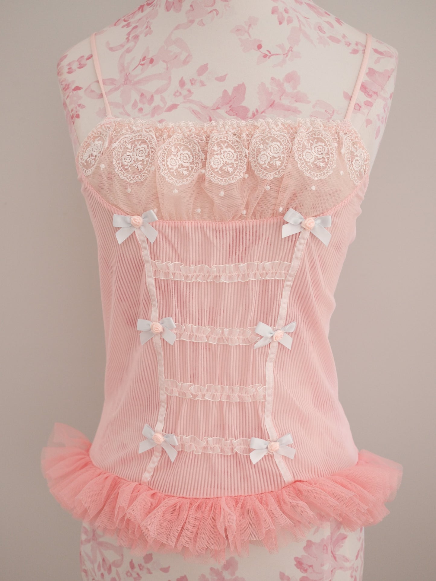 pink tide camisole