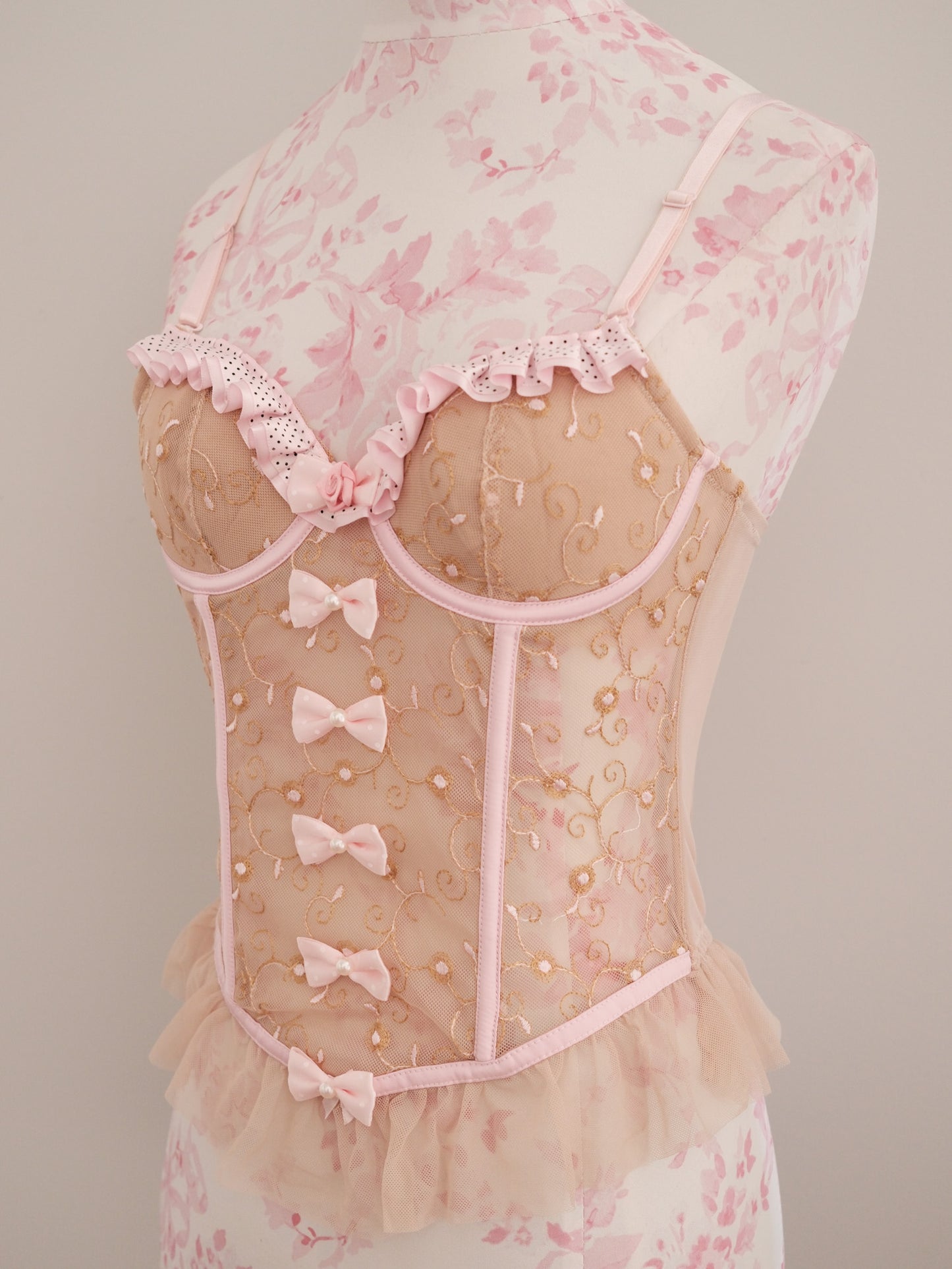 cocoa strawberry corset